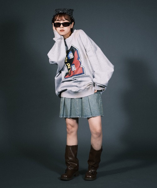 RePRODUCTION LABEL(リプロダクションレーベル)の「【ユニセックス】【RePRODUCTION LABEL / リプロダクションレーベル】カレッジロゴスウェット(スウェット・レディース・ブラック/グレー・FREE)」の19枚目の写真
