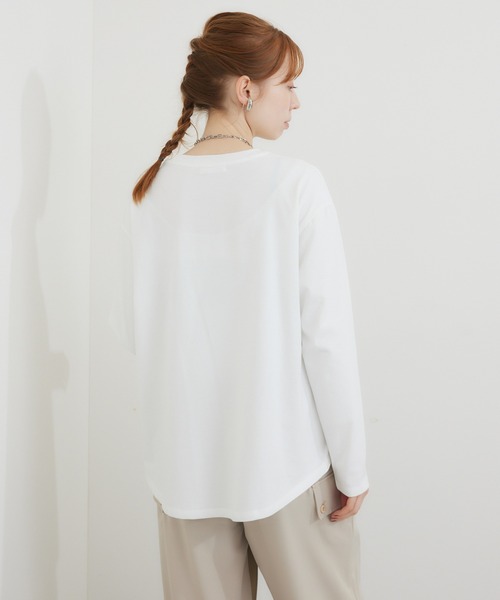 ROSIEE（ロージー）の「ROSIEE 女の子柄コード刺繍T（Tシャツ/カットソー・レディース・ブラック/ホワイト・FREE）」の17枚目の写真