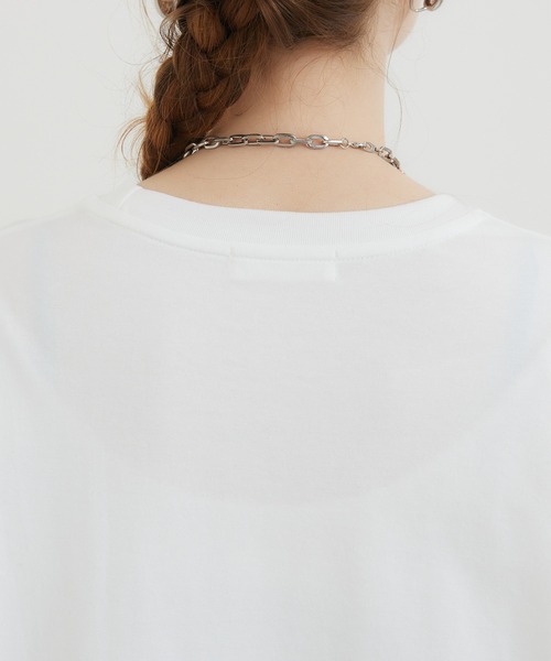 ROSIEE（ロージー）の「ROSIEE 女の子柄コード刺繍T（Tシャツ/カットソー・レディース・ブラック/ホワイト・FREE）」の19枚目の写真