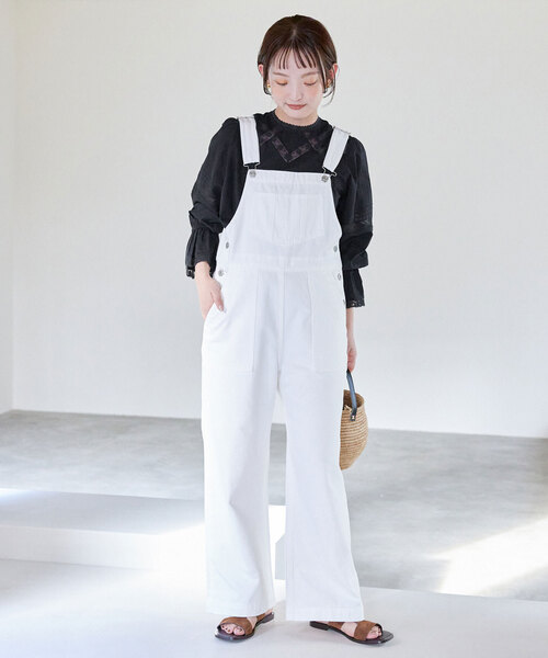 SLOBE IENA（スローブイエナ）の「リバーレースブラウス（シャツ/ブラウス・レディース・ホワイト/ブラック/スカイブルー・FREE）」の14枚目の写真