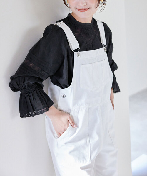 【新品未開封】SLOBE IENA リバーレースブラウス SLOBE IENA（スローブイエナ）の「リバーレースブラウス（シャツ