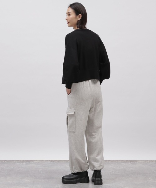 LAKOLE（ラコレ）の「スウェットカーゴパンツ / 106451（スウェットパンツ・レディース・ヘザーグレー/オートミール・SMALL/MEDIUM）」の7枚目の写真