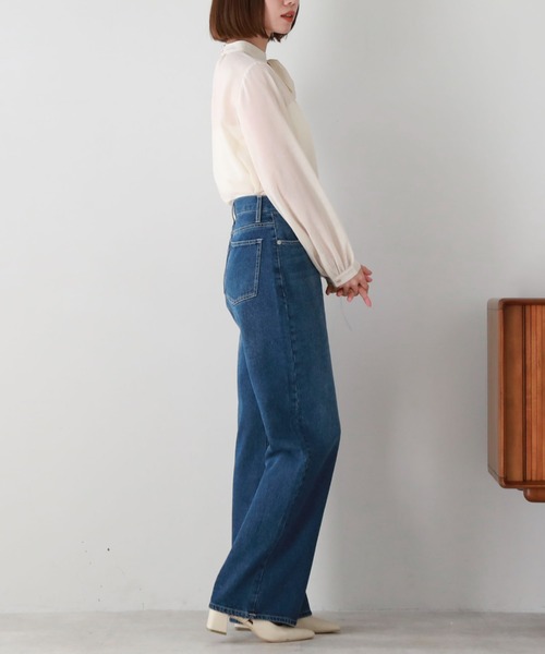 archives（アルシーヴ）の「エアリーアシメボウタイブラウス（シャツ/ブラウス・レディース・グレー/ブラック/アイボリー・MEDIUM）」の8枚目の写真