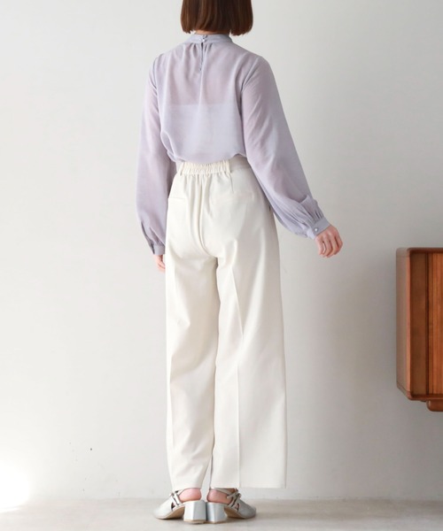 archives（アルシーヴ）の「エアリーアシメボウタイブラウス（シャツ/ブラウス・レディース・グレー/ブラック/アイボリー・MEDIUM）」の21枚目の写真