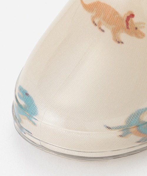 petit main（プティマイン）の「総柄レインブーツ（レインシューズ・キッズ・オフホワイト/マルチ/ライトベージュ/ライトグリーン/ネイビー/ラベンダー・15cm/17cm/14cm/16cm/18cm/19cm）」の15枚目の写真