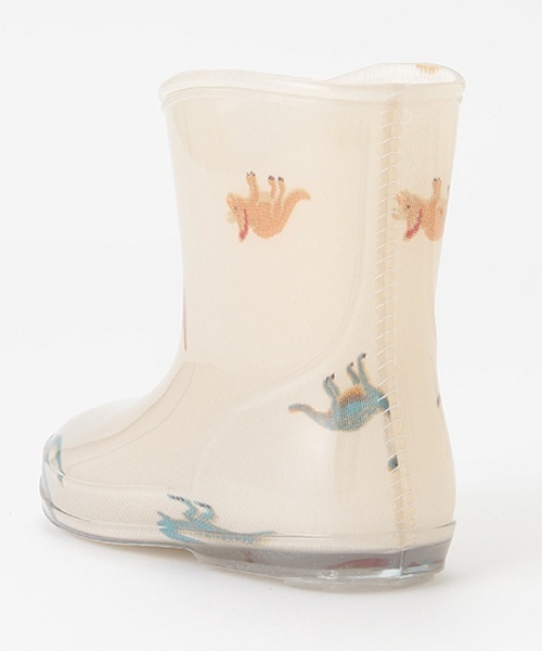 petit main（プティマイン）の「総柄レインブーツ（レインシューズ・キッズ・オフホワイト/マルチ/ライトベージュ/ライトグリーン/ネイビー/ラベンダー・15cm/17cm/14cm/16cm/18cm/19cm）」の17枚目の写真