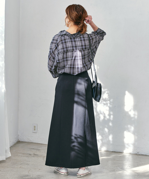 楽天市場】【SALE／30%OFF】シアーチェック2WAYシャツ Spick