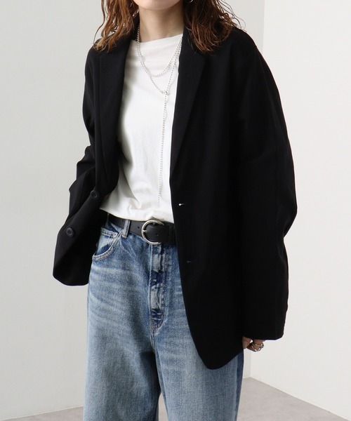 EVOLUTION(エボリューション)の「2B tailored jacket / 2Bテーラードジャケット unisex(テーラードジャケット・メンズ・ブラック/グレー・M/L/XL)」の2枚目の写真