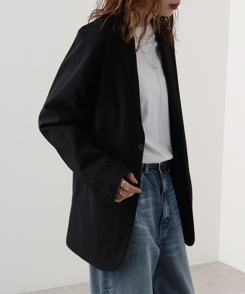 EVOLUTION(エボリューション)の「2B tailored jacket / 2Bテーラードジャケット unisex(テーラードジャケット・メンズ・ブラック/グレー・M/L/XL)」の9枚目の写真
