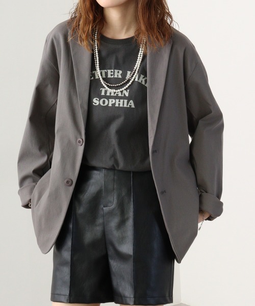 EVOLUTION(エボリューション)の「2B tailored jacket / 2Bテーラードジャケット unisex(テーラードジャケット・メンズ・ブラック/グレー・M/L/XL)」の7枚目の写真