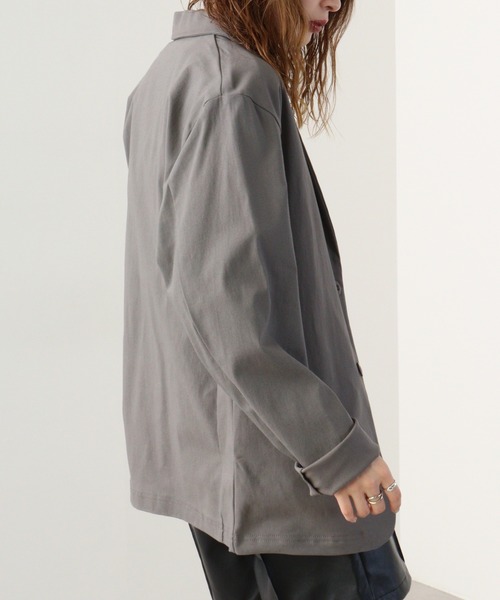 EVOLUTION(エボリューション)の「2B tailored jacket / 2Bテーラードジャケット unisex(テーラードジャケット・メンズ・ブラック/グレー・M/L/XL)」の4枚目の写真