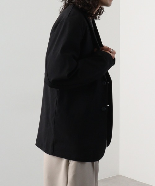 EVOLUTION(エボリューション)の「2B tailored jacket / 2Bテーラードジャケット unisex(テーラードジャケット・メンズ・ブラック/グレー・M/L/XL)」の15枚目の写真