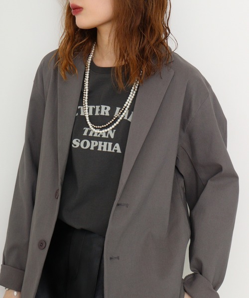 EVOLUTION(エボリューション)の「2B tailored jacket / 2Bテーラードジャケット unisex(テーラードジャケット・メンズ・ブラック/グレー・M/L/XL)」の17枚目の写真