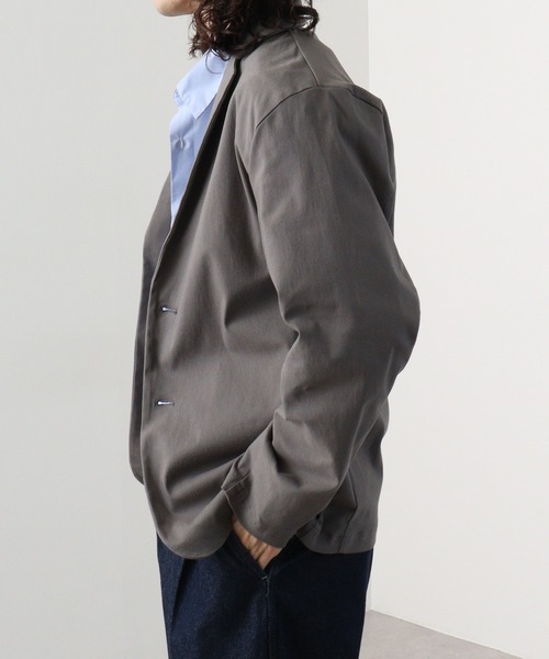 EVOLUTION(エボリューション)の「2B tailored jacket / 2Bテーラードジャケット unisex(テーラードジャケット・メンズ・ブラック/グレー・M/L/XL)」の19枚目の写真