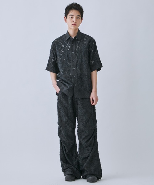 TAAKK（ターク）の「【TAAKK/ターク】JACQUARD PANTS（その他パンツ・メンズ・ホワイト/ブラック・2/3）」の7枚目の写真