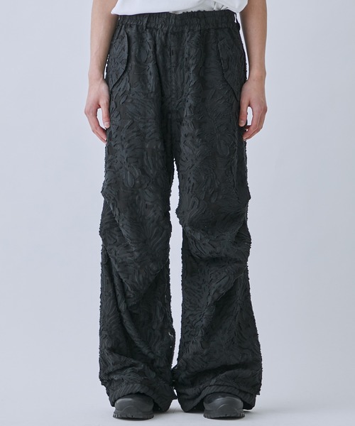 TAAKK（ターク）の「【TAAKK/ターク】JACQUARD PANTS（その他パンツ・メンズ・ホワイト/ブラック・2/3）」の9枚目の写真