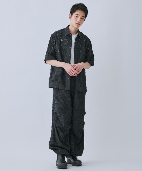 TAAKK（ターク）の「【TAAKK/ターク】JACQUARD PANTS（その他パンツ・メンズ・ホワイト/ブラック・2/3）」の8枚目の写真