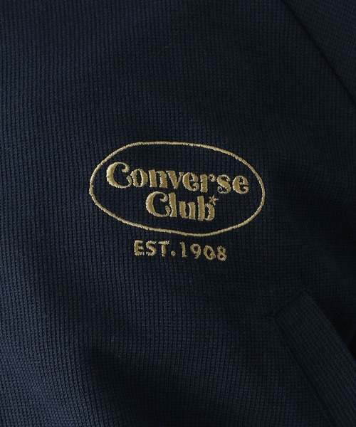 CONVERSE(コンバース)の「CONVERSE/ロゴ刺繍ショートトラックジャケット(ブルゾン・レディース・ネイビー/ホワイト/ブラック・FREE)」の16枚目の写真