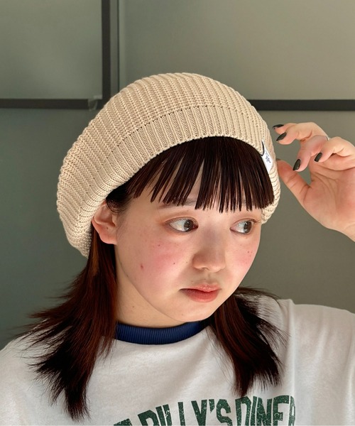 MILLER（ミラー）の「ニットベレー帽（ハンチング/ベレー帽・メンズ・アイボリー/ブラック・FREE）」の10枚目の写真