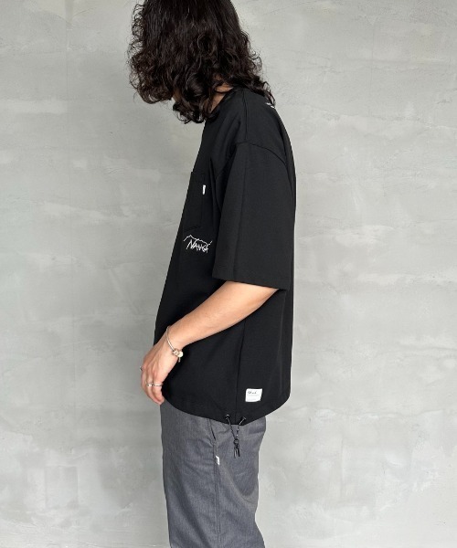 NANGA/ナンガ] 別注 ルーズフィット ドローコードポケットT