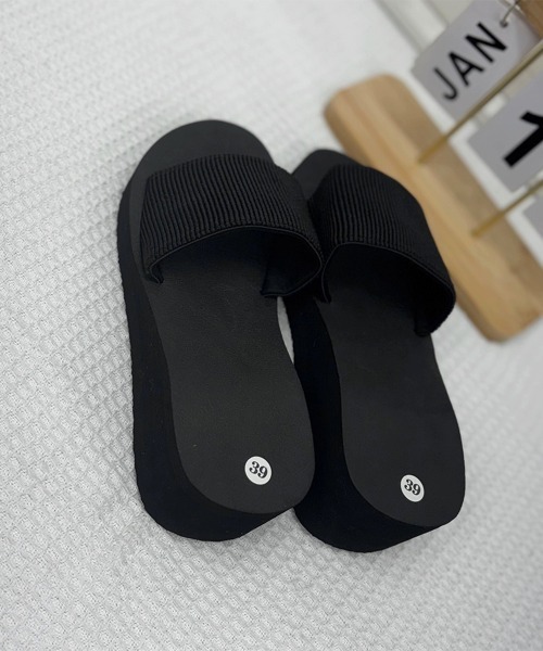 Miniministore(ミニミニストア)の「美脚サンダル 厚底サンダル レディース(サンダル・レディース・グリーン/ピンク/ブラック・25.0cm/23.5cm/24.0cm/24.5cm/23.0cm)」の17枚目の写真