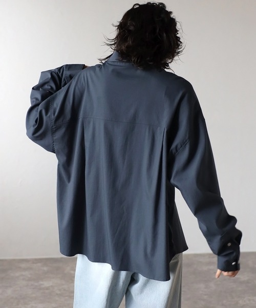 COMMRE（コムル）の「ダブルポケットオーバーシャツ（シャツ