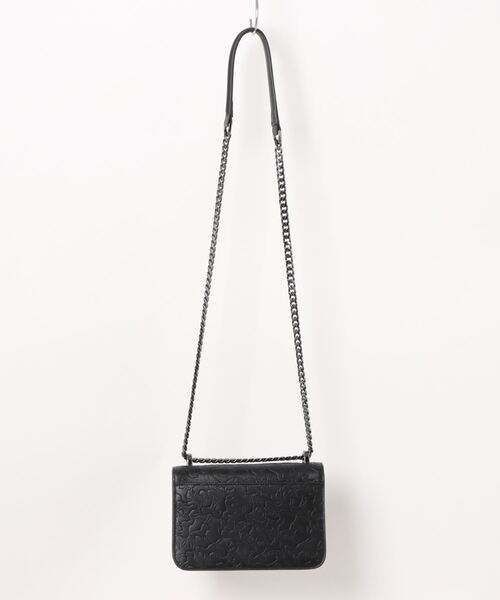 BENETTON (UNITED COLORS OF BENETTON)（ベネトンユナイテッドカラーズオブベネトン）の「メタルロゴ馬エンボスフェイクレザーショルダーバッグ（ショルダーバッグ・レディース・ブラック・FREE）」の2枚目の写真