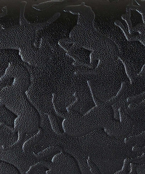 BENETTON (UNITED COLORS OF BENETTON)（ベネトンユナイテッドカラーズオブベネトン）の「メタルロゴ馬エンボスフェイクレザーショルダーバッグ（ショルダーバッグ・レディース・ブラック・FREE）」の8枚目の写真