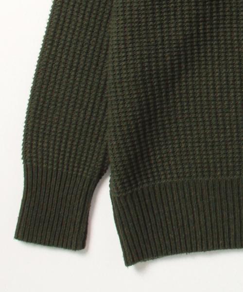 Ray BEAMS（レイビームス）の「■Ray BEAMS / 5G ビッグシルエット クルーネック ニット（ニット/セーター・レディース・オフホワイト/ライトブラウン/ダークグリーン・ONE SIZE）」の20枚目の写真