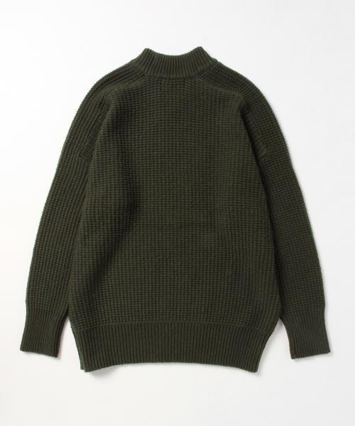 Ray BEAMS（レイビームス）の「■Ray BEAMS / 5G ビッグシルエット クルーネック ニット（ニット/セーター・レディース・オフホワイト/ライトブラウン/ダークグリーン・ONE SIZE）」の22枚目の写真