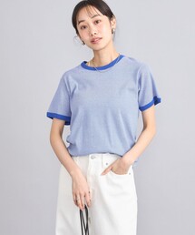 USAコットンフライスボーダーTシャツ