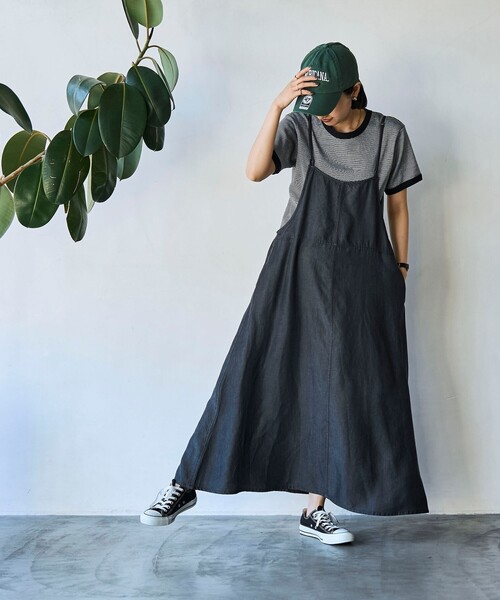 coen(コーエン)の「USAコットンフライスボーダーTシャツ(Tシャツ/カットソー・レディース・ブラック/レッド/ロイヤルブルー・M/L)」の7枚目の写真