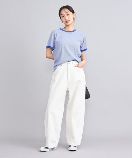 coen(コーエン)の「USAコットンフライスボーダーTシャツ(Tシャツ/カットソー・レディース・ブラック/レッド/ロイヤルブルー・M/L)」の13枚目の写真