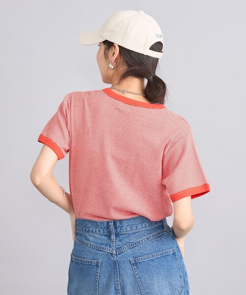 coen(コーエン)の「USAコットンフライスボーダーTシャツ(Tシャツ/カットソー・レディース・ブラック/レッド/ロイヤルブルー・M/L)」の18枚目の写真