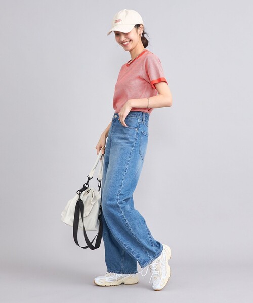 coen(コーエン)の「USAコットンフライスボーダーTシャツ(Tシャツ/カットソー・レディース・ブラック/レッド/ロイヤルブルー・M/L)」の21枚目の写真