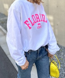 GILDAN 発泡プリントFLORIDAカレッジロゴロンT 【PT NO. MVL025 ※2A】