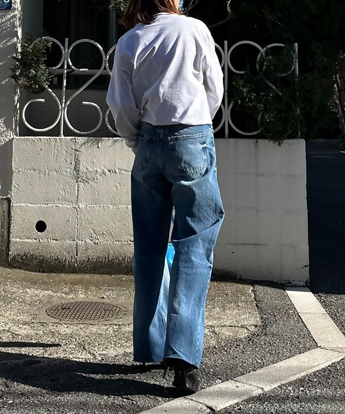 mi via loca(ミヴィアロカ)の「GILDAN 発泡プリントFLORIDAカレッジロゴロンT 【PT NO. MVL025 ※2A】(Tシャツ/カットソー・レディース・ブラック/オフホワイト/オートミール/ホワイト系その他・MEDIUM/X-LARGE)」の12枚目の写真