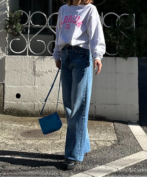 mi via loca(ミヴィアロカ)の「GILDAN 発泡プリントFLORIDAカレッジロゴロンT 【PT NO. MVL025 ※2A】(Tシャツ/カットソー・レディース・ブラック/オフホワイト/オートミール/ホワイト系その他・MEDIUM/X-LARGE)」の15枚目の写真