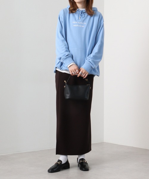 SUGGESTION(サジェッション)の「SUGGESTION エモ系グラフィックPT裏毛プルパーカー(パーカー・メンズ・オフホワイト/ライトブルー/ブラック・L/M)」の20枚目の写真