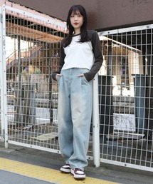 3.3 Field Trip/メタルロゴラグラン長袖Tシャツ 2105604