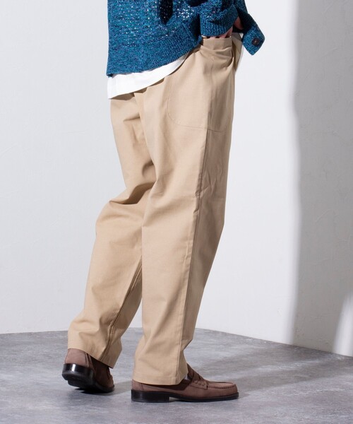 GLOSTER（グロスター）の「【GLOSTER/グロスター】BEACH PANTS イージーパンツ リネン混（その他パンツ・メンズ・ベージュ/ブルーグレー/ブラック・S/M/L）」の8枚目の写真