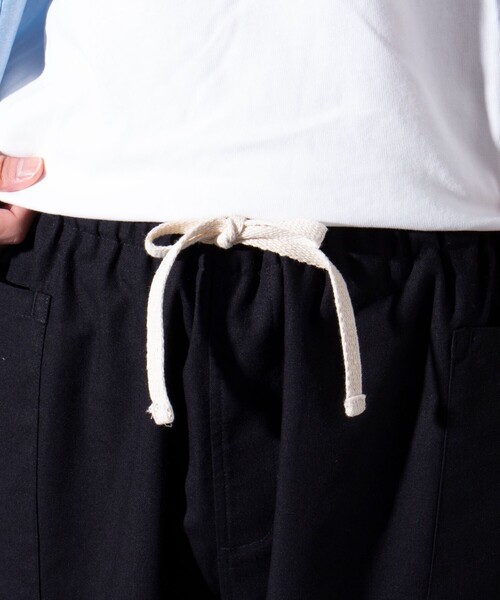 GLOSTER（グロスター）の「【GLOSTER/グロスター】BEACH PANTS イージーパンツ リネン混（その他パンツ・メンズ・ベージュ/ブルーグレー/ブラック・S/M/L）」の18枚目の写真