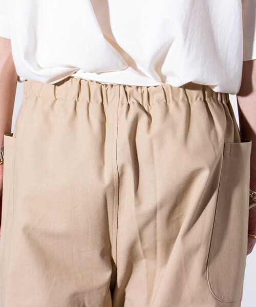 GLOSTER（グロスター）の「【GLOSTER/グロスター】BEACH PANTS イージーパンツ リネン混（その他パンツ・メンズ・ベージュ/ブルーグレー/ブラック・S/M/L）」の5枚目の写真