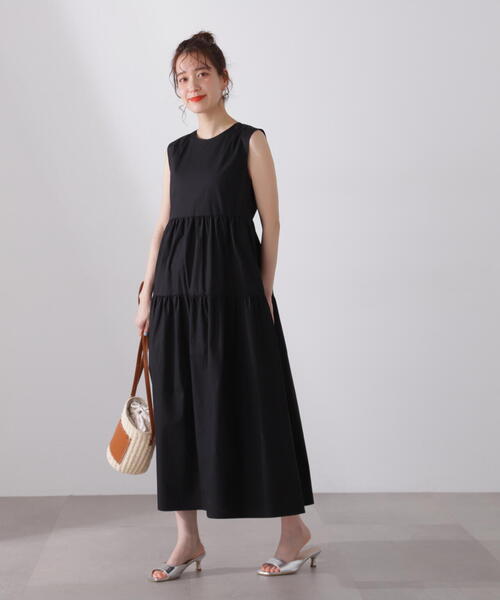 N.（N. Natural Beauty Basic）（エヌエヌナチュラルビューティーベーシック）の「【S Size Line】◆バックオープンティアードワンピース（ワンピース・レディース・ピンク/ブルー/ブラック・SMALL/MEDIUM）」の17枚目の写真