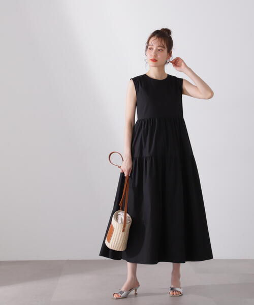 N.（N. Natural Beauty Basic）（エヌエヌナチュラルビューティーベーシック）の「【S Size Line】◆バックオープンティアードワンピース（ワンピース・レディース・ピンク/ブルー/ブラック・SMALL/MEDIUM）」の19枚目の写真