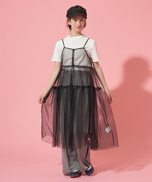 ポンポネットジュニア L/160 リバティワンピース インナーキャミセット 夏服 ポンポネットジュニア L/160 リバティワンピース インナーキャミ