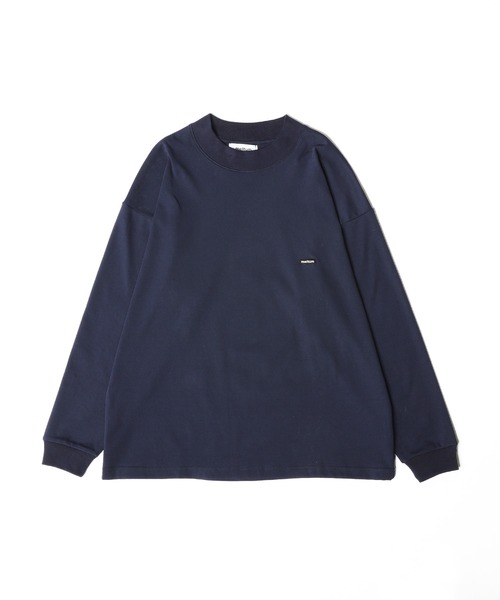 meltum（メルタム）の「【ZOZO限定】SORONA MOCKNECK TEE L/S（Tシャツ/カットソー・メンズ・ネイビー/ホワイト/ブラック・SMALL/MEDIUM/LARGE）」の3枚目の写真