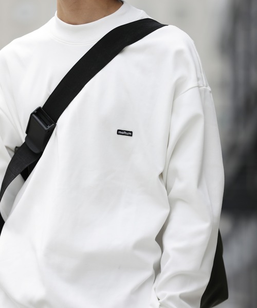 meltum（メルタム）の「【ZOZO限定】SORONA MOCKNECK TEE L/S（Tシャツ/カットソー・メンズ・ネイビー/ホワイト/ブラック・SMALL/MEDIUM/LARGE）」の14枚目の写真