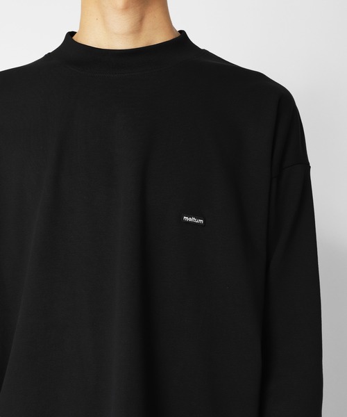 meltum（メルタム）の「【ZOZO限定】SORONA MOCKNECK TEE L/S（Tシャツ/カットソー・メンズ・ネイビー/ホワイト/ブラック・SMALL/MEDIUM/LARGE）」の9枚目の写真