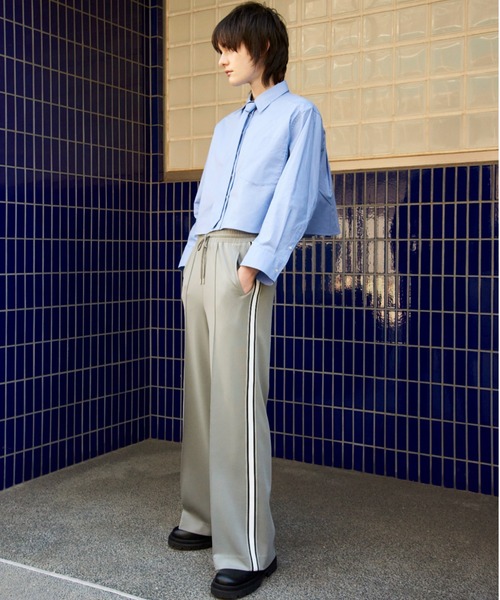 Mila Owen（ミラオーウェン）の「ウエストゴムサイドラインジャージ